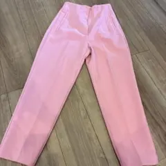 ZARA ピンク ハイウエスト　テーパード XSサイズ