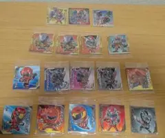 【超UR含む】スーパー戦隊ウエハース キャラクターシール 17枚 セット