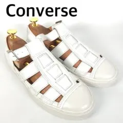 美品　コンバース　オールスター　クップ　グルカサンダル　ストラップレザーシューズ