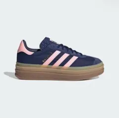 adidas G.A. 2.0 ガゼル　ボールド　厚底 ネイビー/ピンク