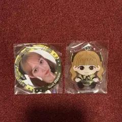 FRUITS ZIPPER 早瀬ノエル 缶バッジ&めじるしチャーム(東京ドーム)