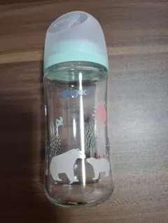 Pigeon ガラス哺乳瓶 240ml しろくま
