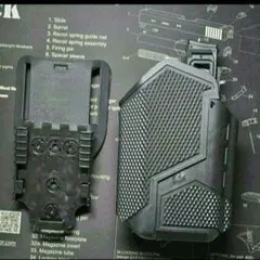 BLACKHAWK レプリカ OMNIVORE マルチフィットホルスター　右用