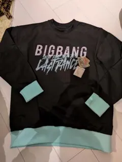 BIGBANG スウェットシャツ ブラック・ミント Lサイズ