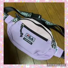 FILA Lovetoxic コラボ ボディバッグ ラベンダーのサムネイル