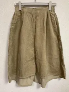 アースミュージック&エコロジー コーデュロイスカート