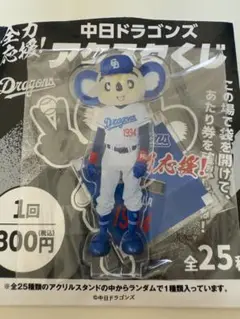 中日ドラゴンズ　アクスタくじ　ドアラ