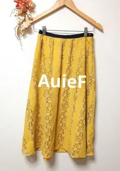 AuieF アウィーエフ レース フレア スカート 日本製のサムネイル