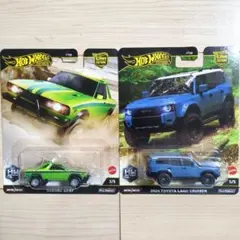 ホットウィール スバル ブラット ＆ 2024 トヨタ ランドクルーザー