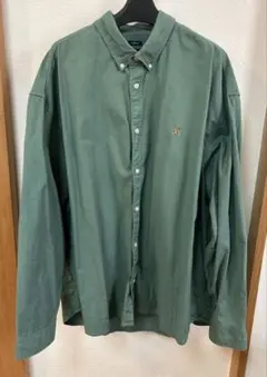 た*た様 GAP ボタンダウン長袖シャツ グリーン