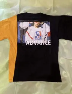 ADVANCE バイカラー７３０半袖Tシャツ 〜新品未使用品〜サイズＬ〜男女兼用のサムネイル