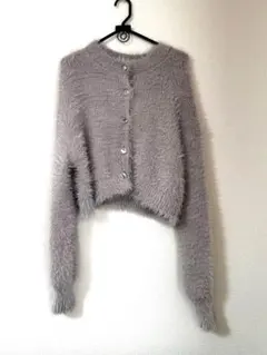 クラシカルエルフ カーディガン Mサイズ グレーピンク