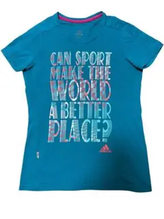 adidas レディースTシャツ　L