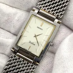 SEIKO セイコー DOLCE ドルチェ 2N20-5010 スクエア 稼働