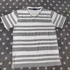ボーダーTシャツ　タカキュウ　爽やか　カジュアル　Y2Kのサムネイル