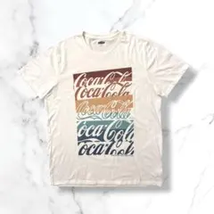 Coca-ColaコカコーラプリントTシャツ企業ロゴY2Kストリート古着XL相当