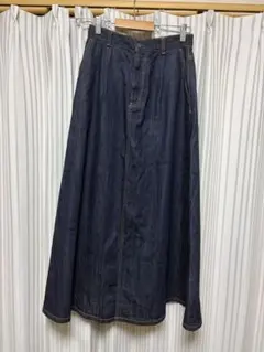 GU デニム ロングスカート