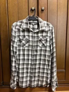 メンズ　DIESEL チェック柄 長袖シャツ