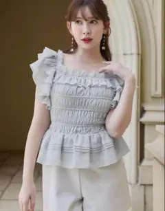 Her lip to] La Plage Peplum Top Sサイズ - メルカリ