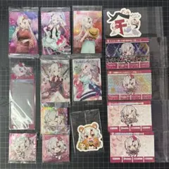 百鬼あやめ　15点セット　ホロライブ　ウエハース　カード　まとめ売り