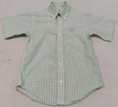 Brooks Brothers 半袖シャツ XS グリーンチェック