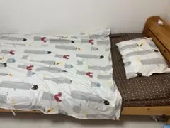 ニトリ　布団カバー3点セット　シングル　リバーシブル