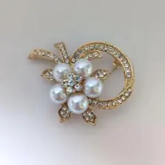 フォーマルブローチ パール