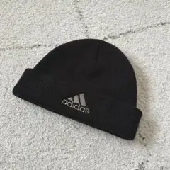 archive old adidas 肉厚ニット帽 ビーニー Y2K