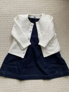 PETIT BATEAU プチバトー　カーディガン、ワンピース　18m 81cm