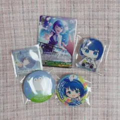 プロセカ 桐谷遥 アクリルフィギュア くじ 缶バッジ カード