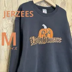 JERZEES ジャージーズ ハロウィン トレーナー 黒 ブラック Mサイズ