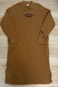 ディズニー　ミッキー ロングカットソーワンピース