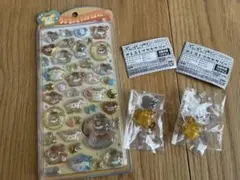 ポムポムプリン　うるちゅるシール、めじるしアクセサリー⭐︎スコーン&ベーグルセット