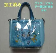 新品未使用 ダイソー クリアバッグ ハトメ加工済み　ショルダーバック　DAISOのサムネイル