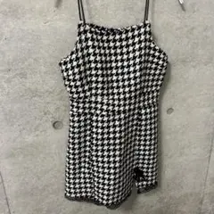 フレンチガーリー キャミソールワンピース 千鳥格子