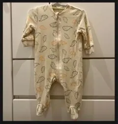 ロンパース　カバーオール　ベビー服　赤ちゃん　ファスナー　ジップアップ
