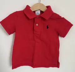 Ralph Lauren 12M刺繍ロゴ付き　ポロシャツ