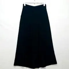 ag-533)ZARA ザラ スカーチョ ワイドパンツ ガウチョパンツ 黒 XS