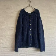 【美品】BEAMS BOY☆別注Kilcarra ハンドニットネップカーディガン