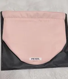 ✴︎新品未使用✴︎ PRADAビューティー ノベルティ 巾着ポーチ ピンク 数量限定