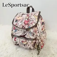 美品 LeSportsac ティンカーベル バッグパック リュック チャーム付きのサムネイル