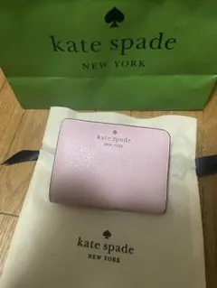 じゅん様用 kate spade NEW YORK 二つ折り財布 ピンクマルチ - メルカリ