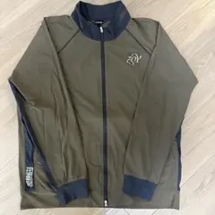 メンズ　Zoy オリーブグリーン ジップアップジャケット