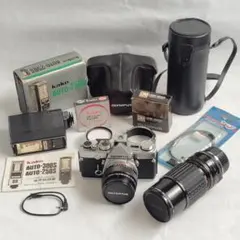 最終値下げ※OLYMPUS OM10 本体 レンズ2本 三脚 ストロボセット - メルカリ