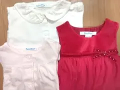 familiar 新品未使用　70サイズ ファミリア familiar 上下セット 70サイズ 女の子 子供服
