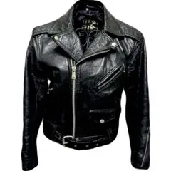 希少　666 初期ライダース 666 トリプルシックス ダブルライダースジャケット 34 初期タグ