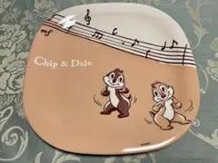 ディズニーストア　メラミンプレート　チップ&デール