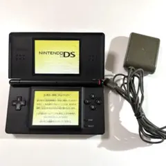 ニンテンドーDSLite ブラック 本体 充電器付き 動作確認済み 黒 DS