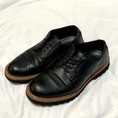 ZARA メンズ レザー レースアップシューズ ブラック 40のサムネイル