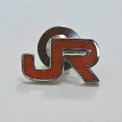 JRロゴ ピンバッジ グリーン　希少　JR社章 JR 純銀刻印 社章 襟章 社章 純銀 バッジ 電車 鉄道 バッチ 徽章 JR